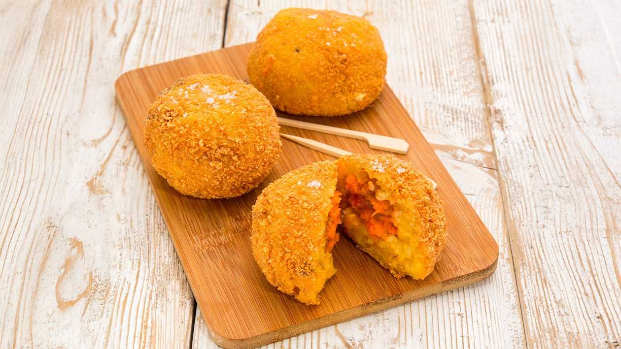 Arancini di riso al ragù classico in panatura gluten free – - Ricetta