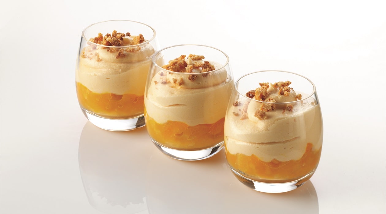 Mousse al mango con croccante di noci pecan – - Ricetta