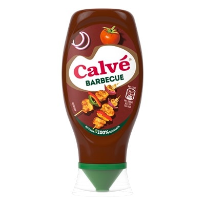 Calvé Top Down Barbecue 430ml - La salsa BBQ Calvé da 430ml ti aiuterà a guarnire burger e panini in pochi istanti con un gusto indimenticabile. Scegli Calvé perché Buono può diventare Buonissimo!