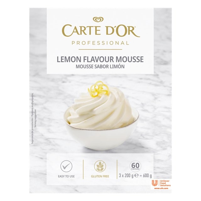 Carte d’Or preparato per Mousse al Limone 600 Gr - 